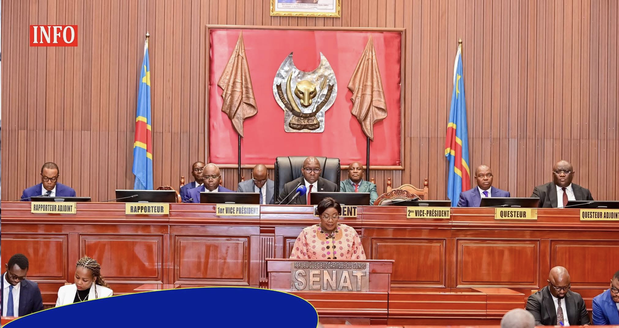 RDC : Le Sénat adopte le calendrier de la session ordinaire de septembre 2025