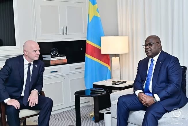 Le Président de la FIFA rencontre Félix Antoine Tshisekedi à New York pour discuter du football en RDC