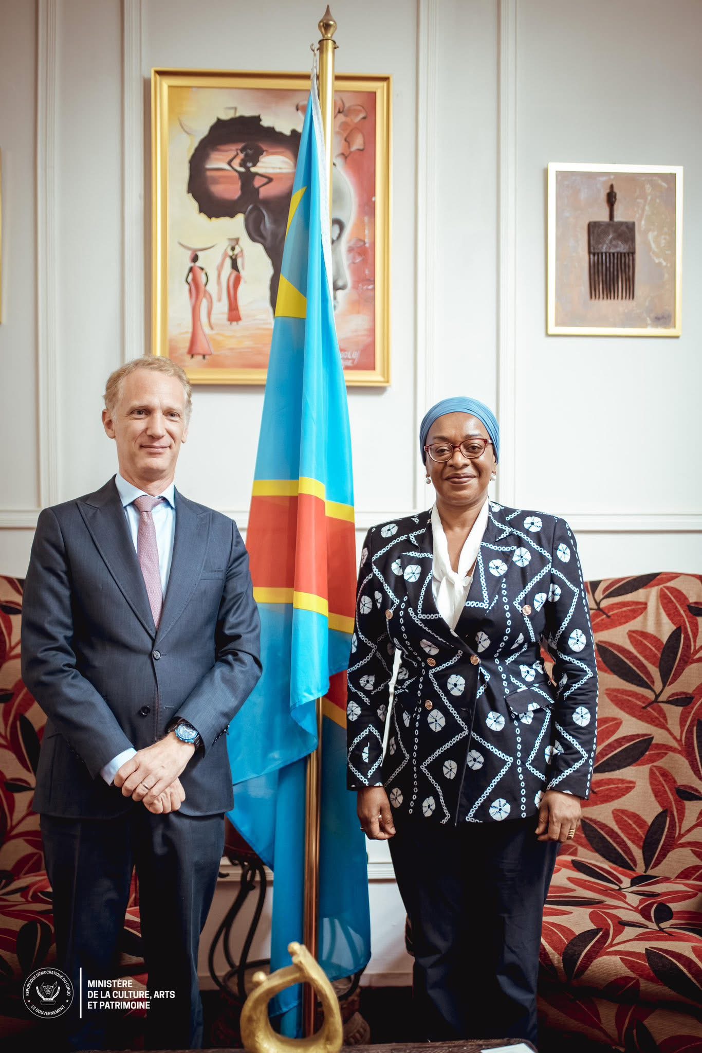 Rencontre entre la ministre de la culture et l’ambassadeur de Suisse